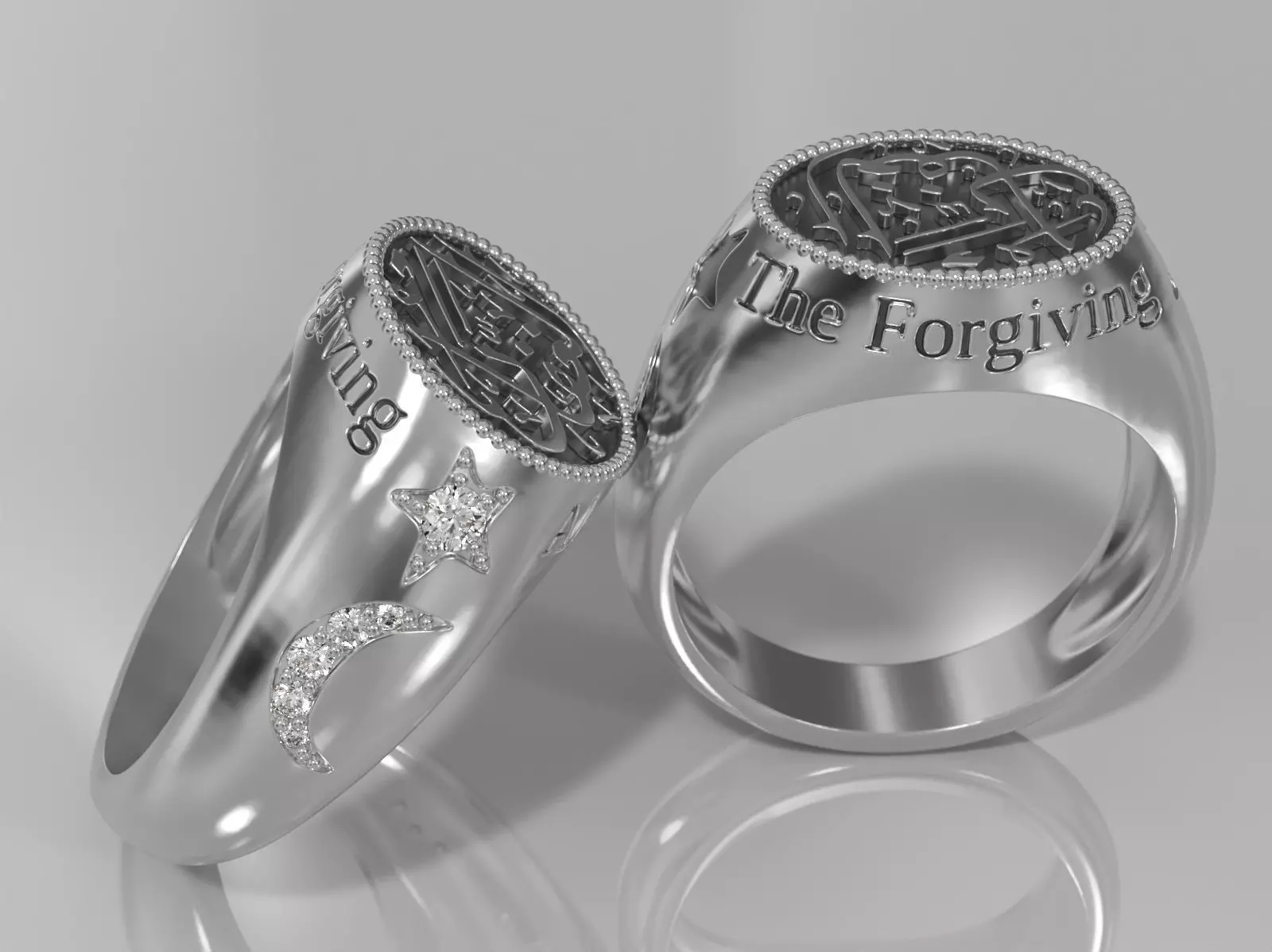 Al-Ghaffaar Ring -- The Forgiving 3D print model