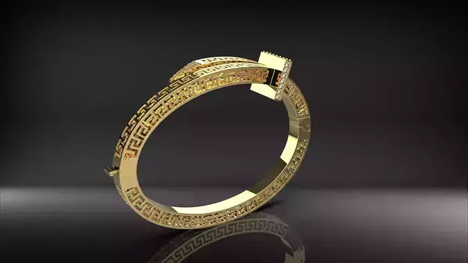 Greek Pattern Bracelet 