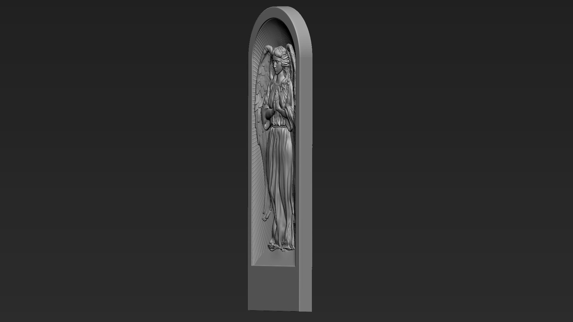 Angel Relief 04 3D print model_11