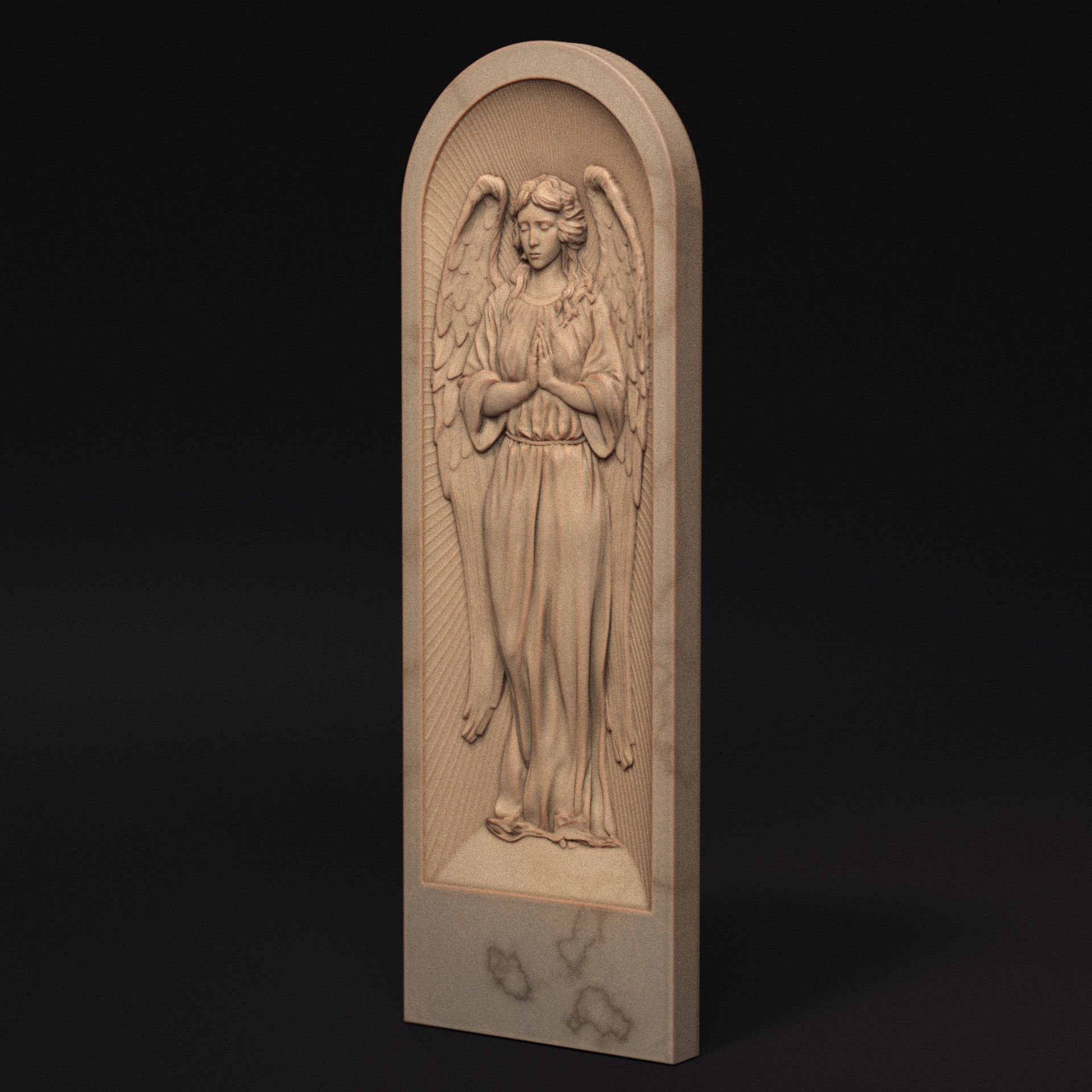 Angel Relief 04 3D print model_1