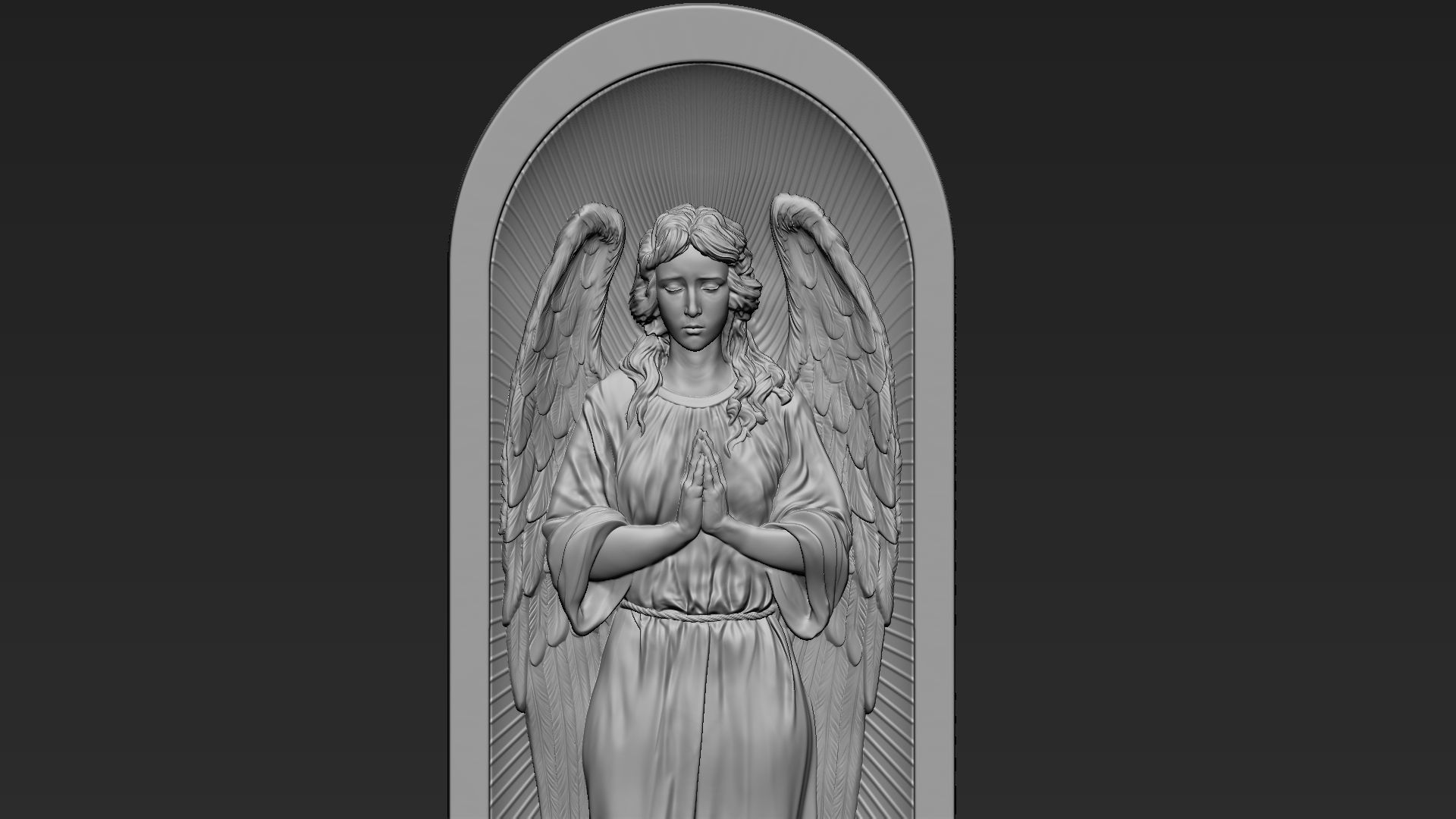 Angel Relief 04 3D print model_14