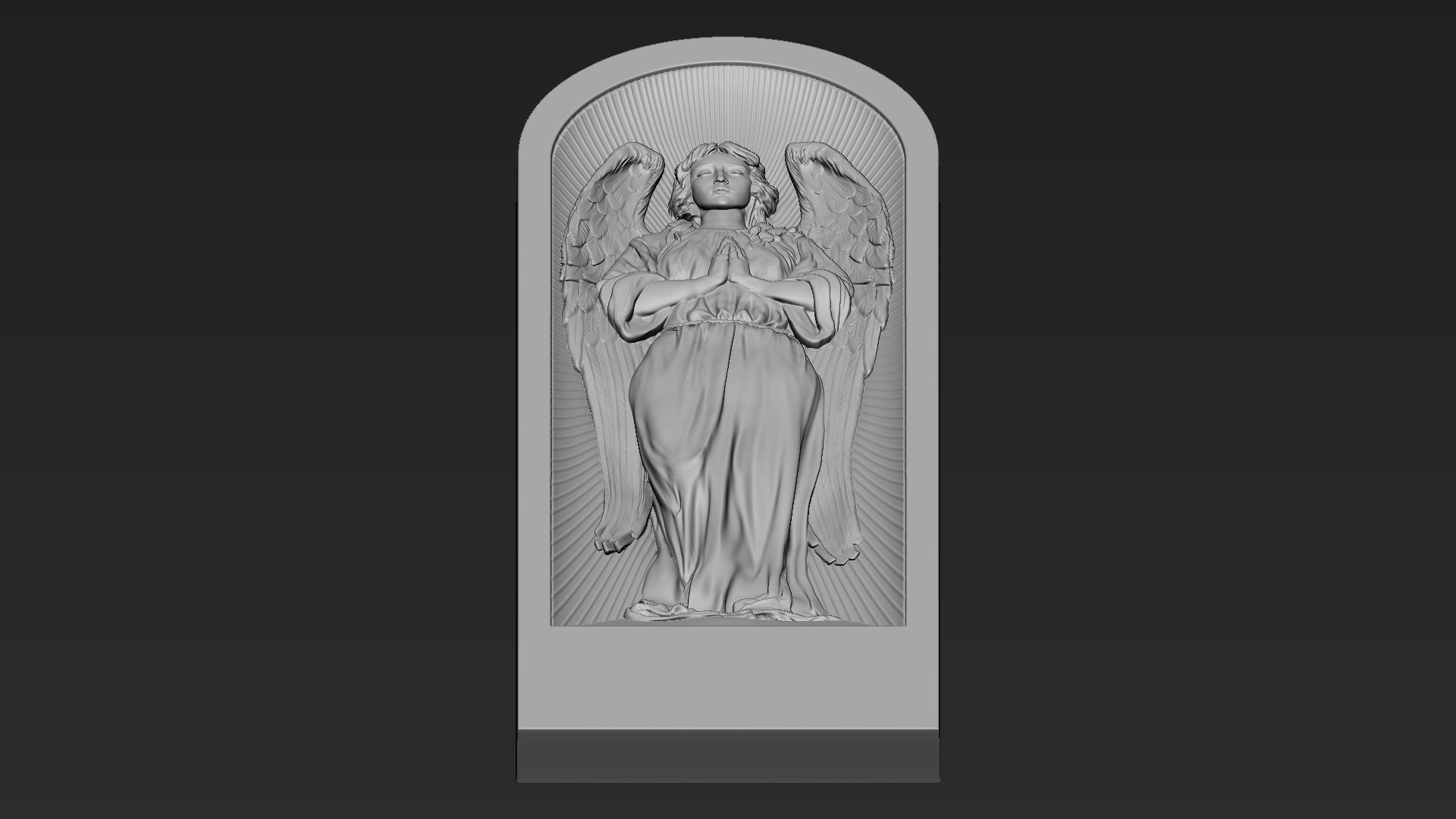 Angel Relief 04 3D print model_15