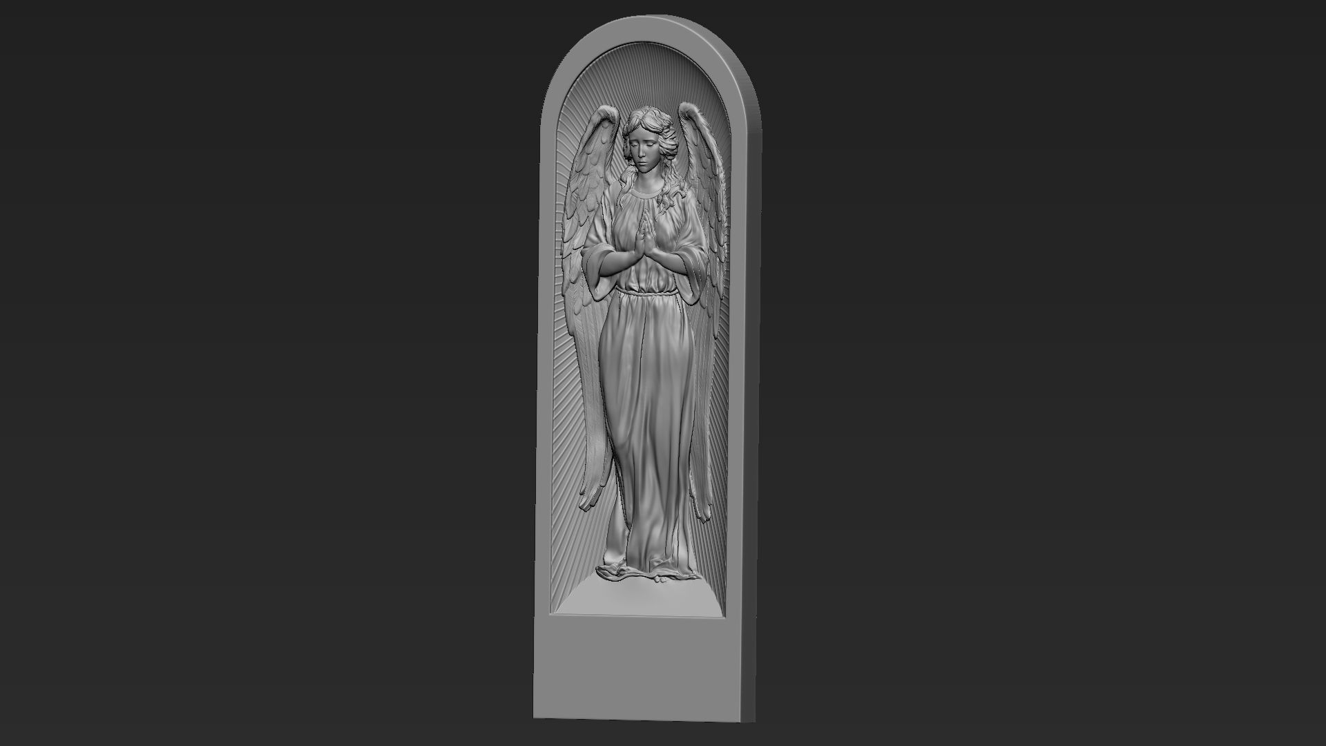 Angel Relief 04 3D print model_12
