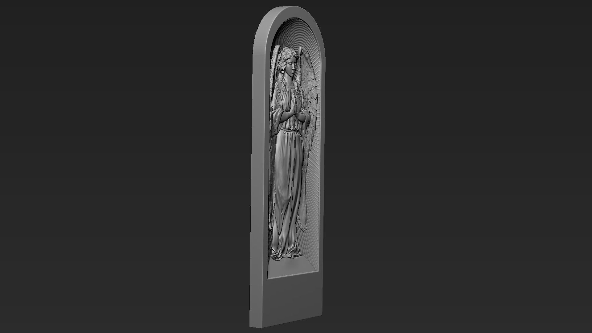 Angel Relief 04 3D print model_5