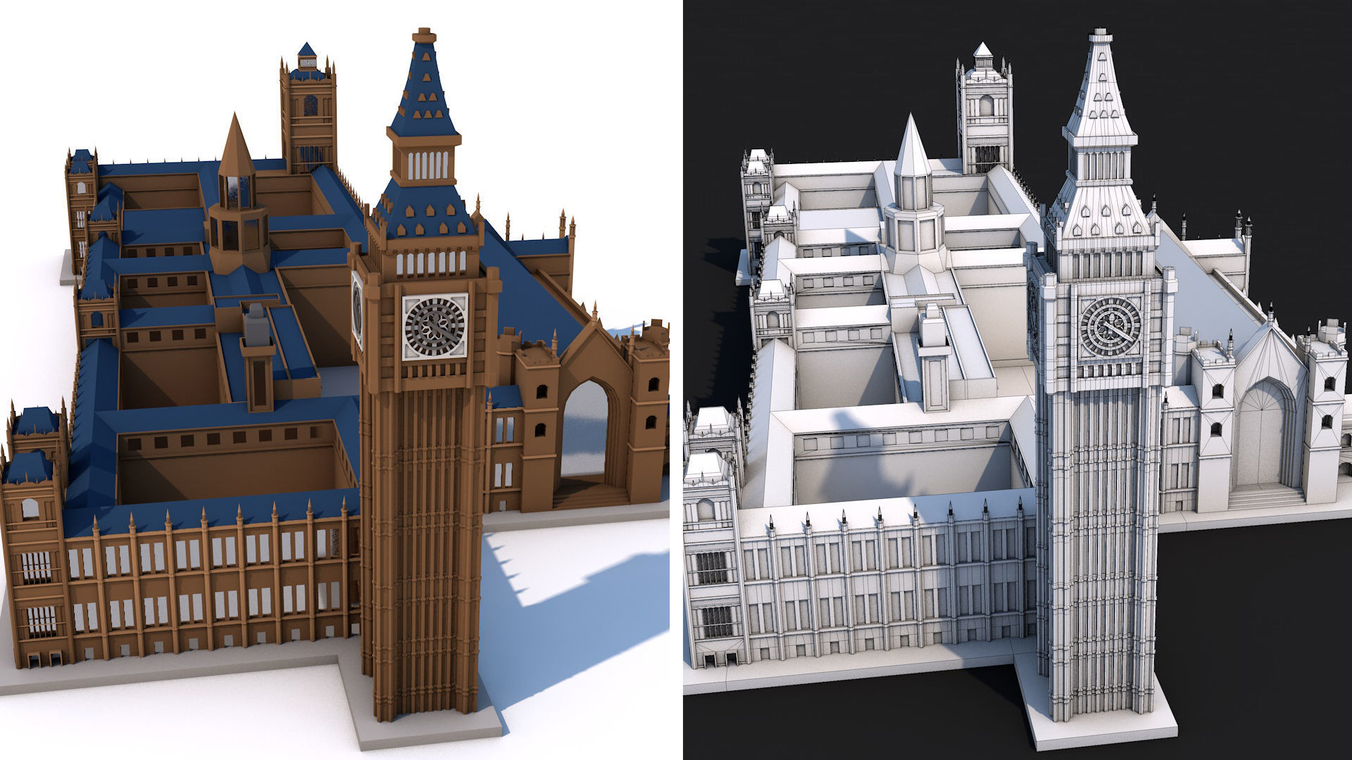 World Landmarks Monument  Mega Pack Collection Low-poly 3D model_32