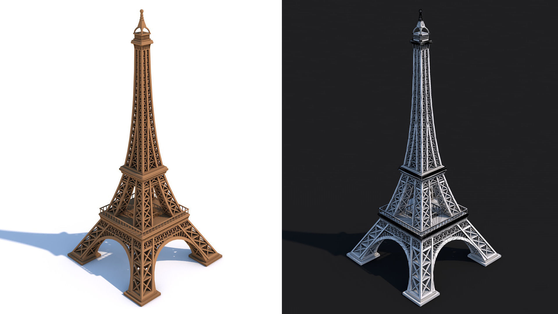 World Landmarks Monument  Mega Pack Collection Low-poly 3D model_28