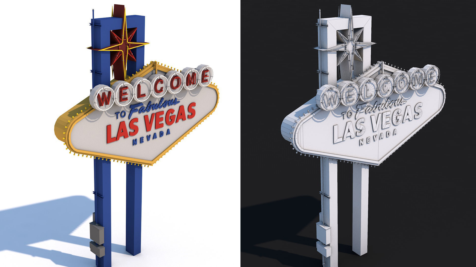 World Landmarks Monument  Mega Pack Collection Low-poly 3D model_11