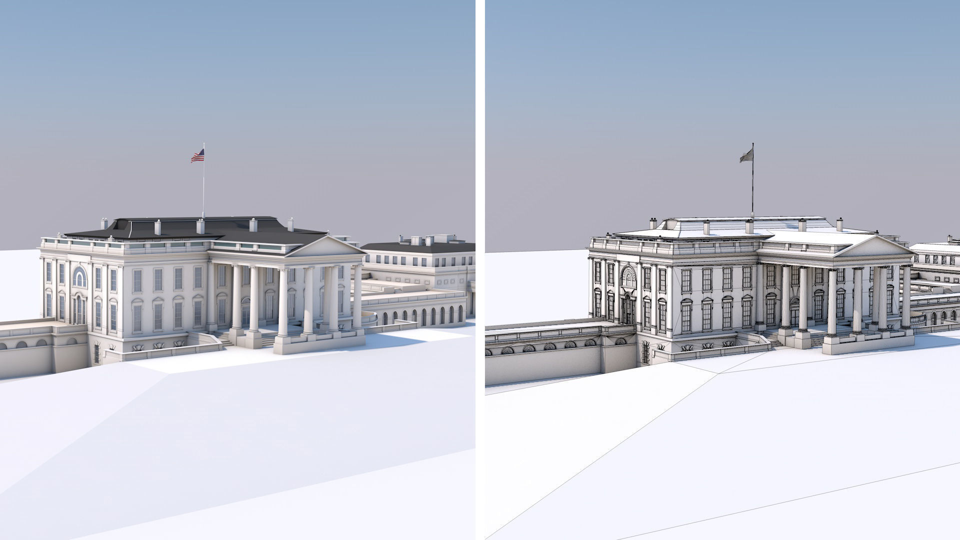 World Landmarks Monument  Mega Pack Collection Low-poly 3D model_23