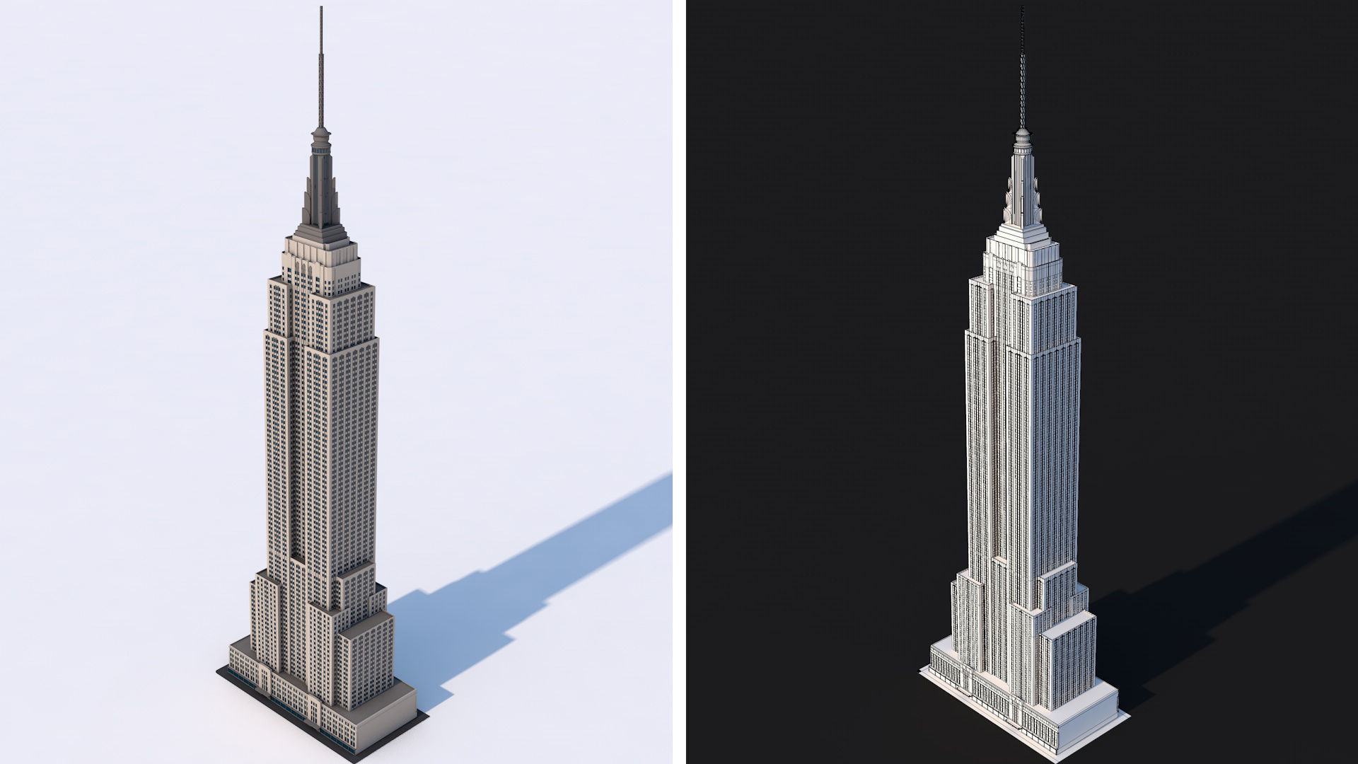 World Landmarks Monument  Mega Pack Collection Low-poly 3D model_19