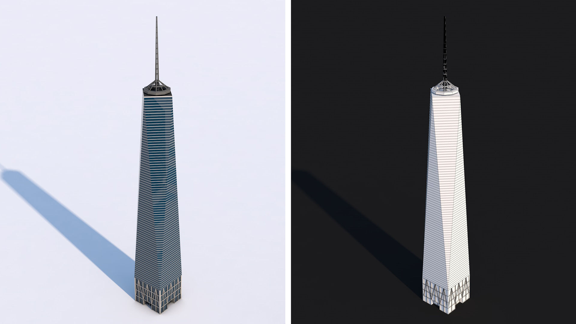 World Landmarks Monument  Mega Pack Collection Low-poly 3D model_13