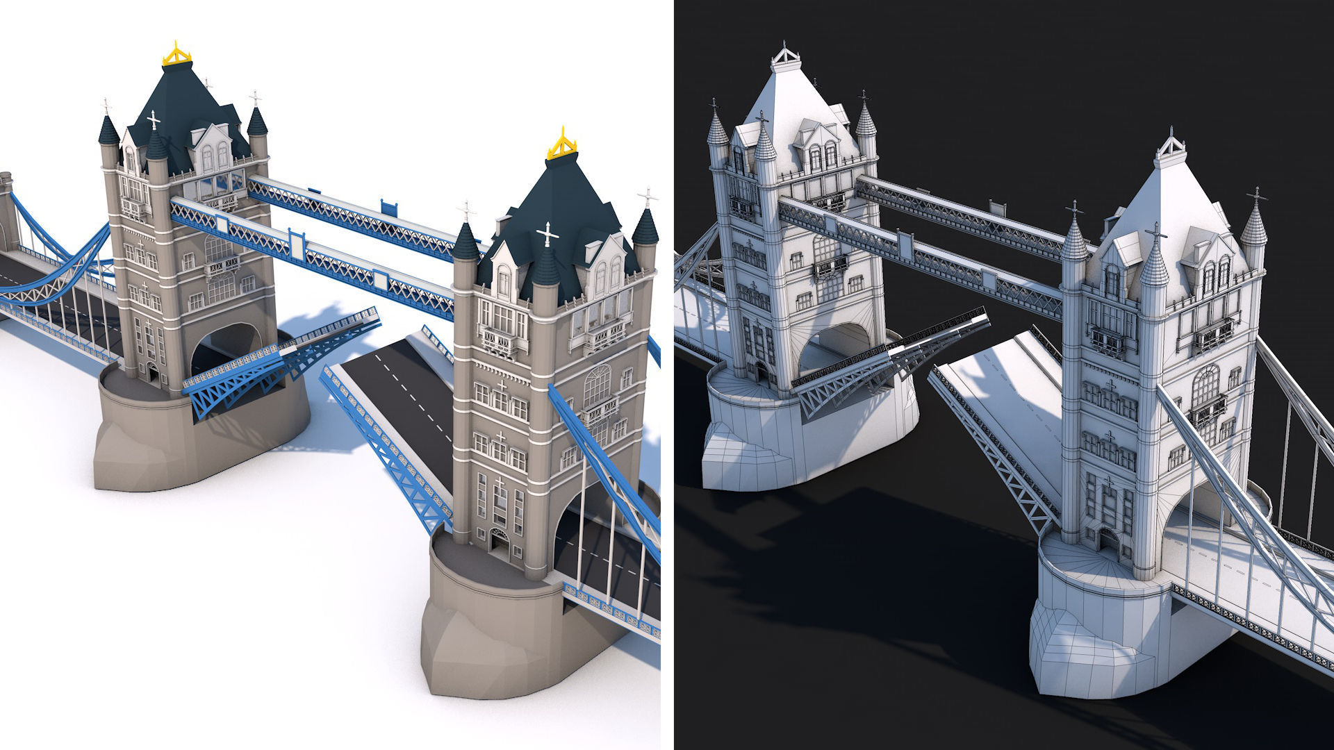 World Landmarks Monument  Mega Pack Collection Low-poly 3D model_30