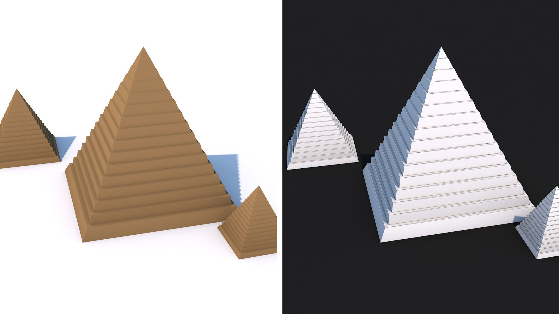 World Landmarks Monument  Mega Pack Collection Low-poly 3D model_33