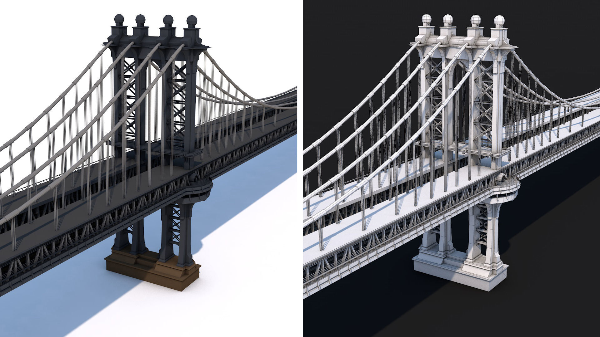 World Landmarks Monument  Mega Pack Collection Low-poly 3D model_9