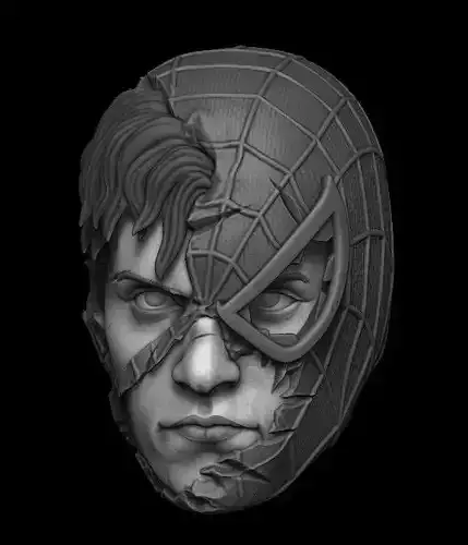 SPIDERMAN PETER PARKER BATTLE DAMAGED
