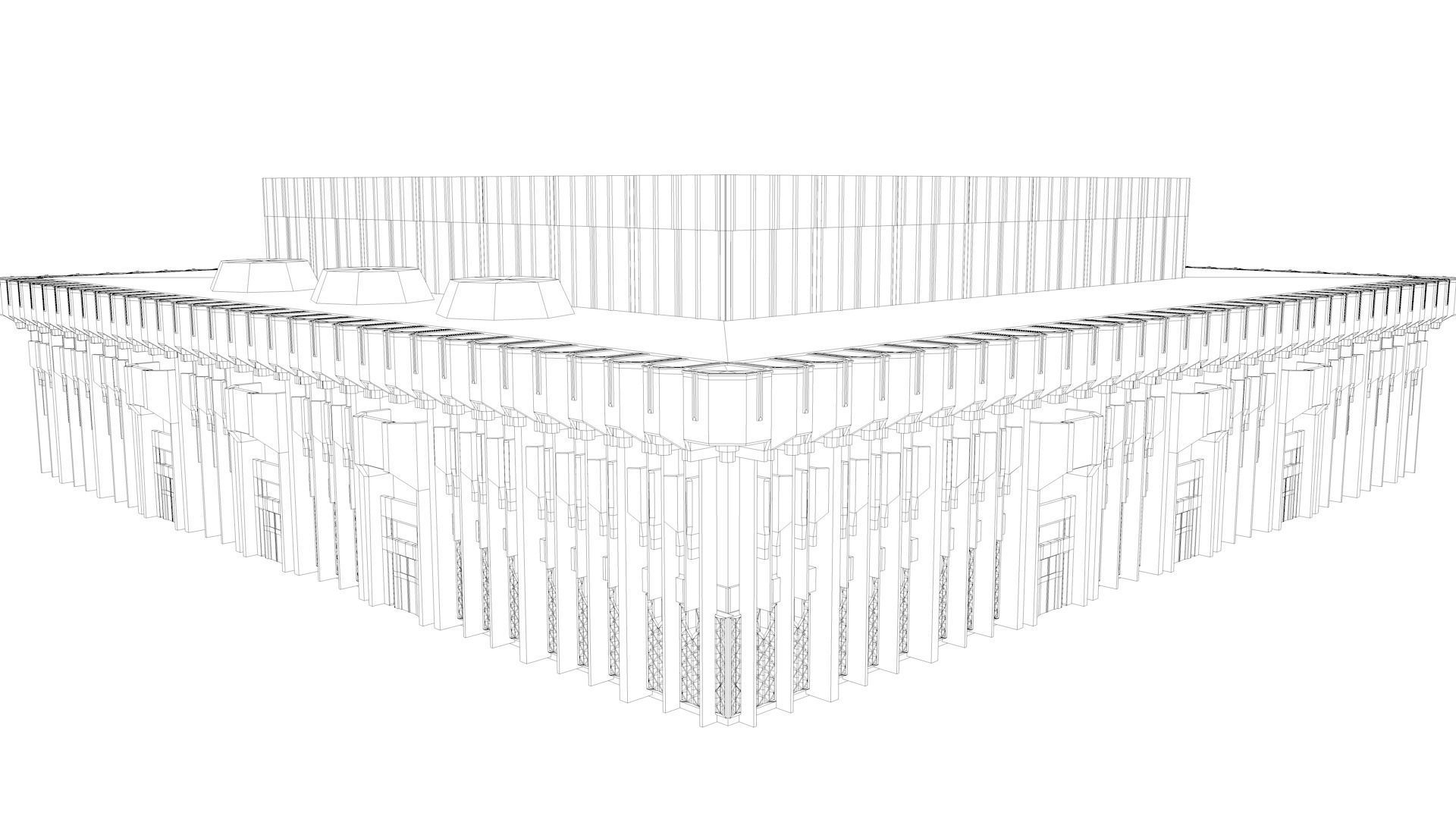 Xalqlar dostligi saroyi in Tashkent 3D model_9