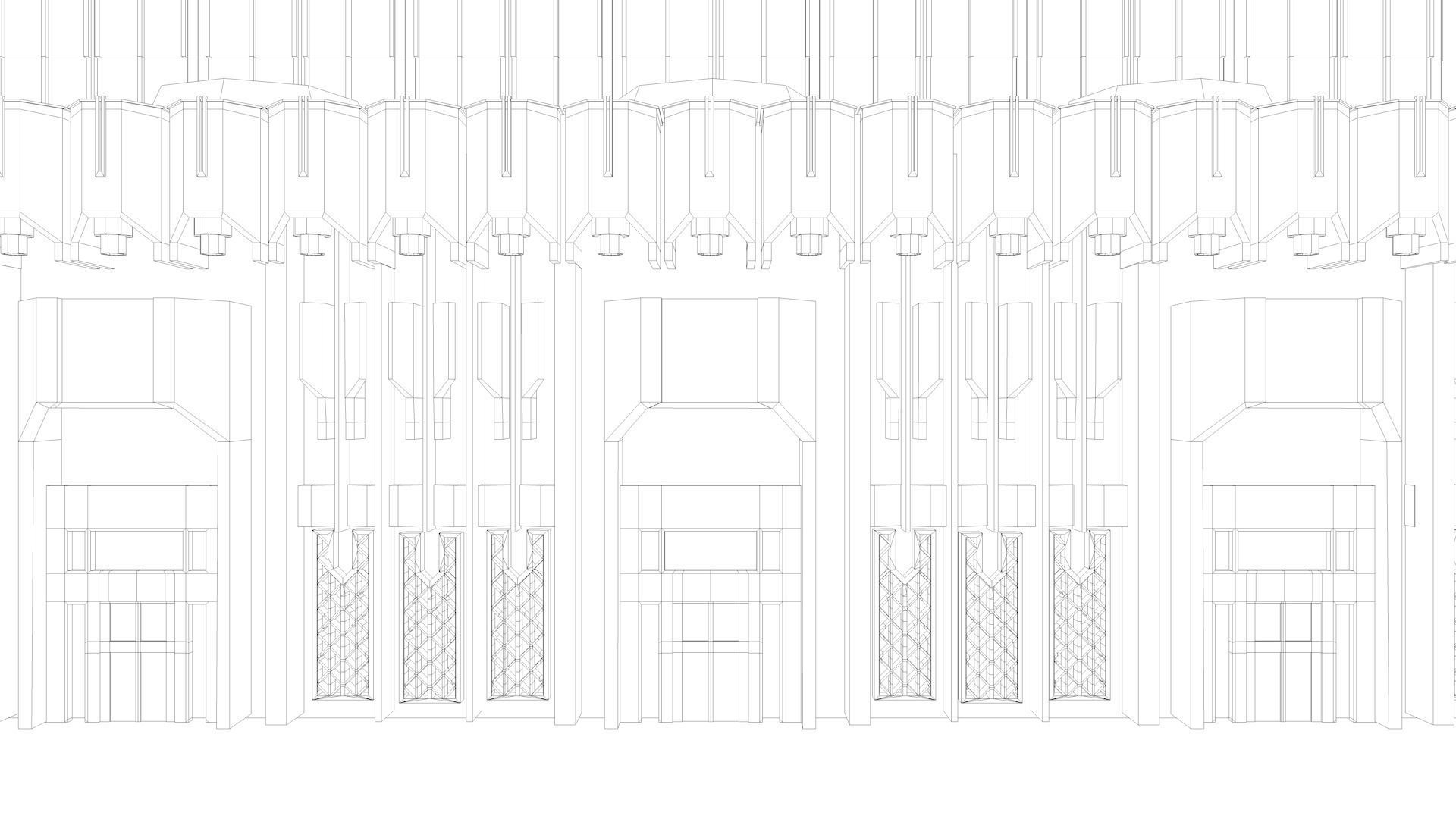 Xalqlar dostligi saroyi in Tashkent 3D model_8