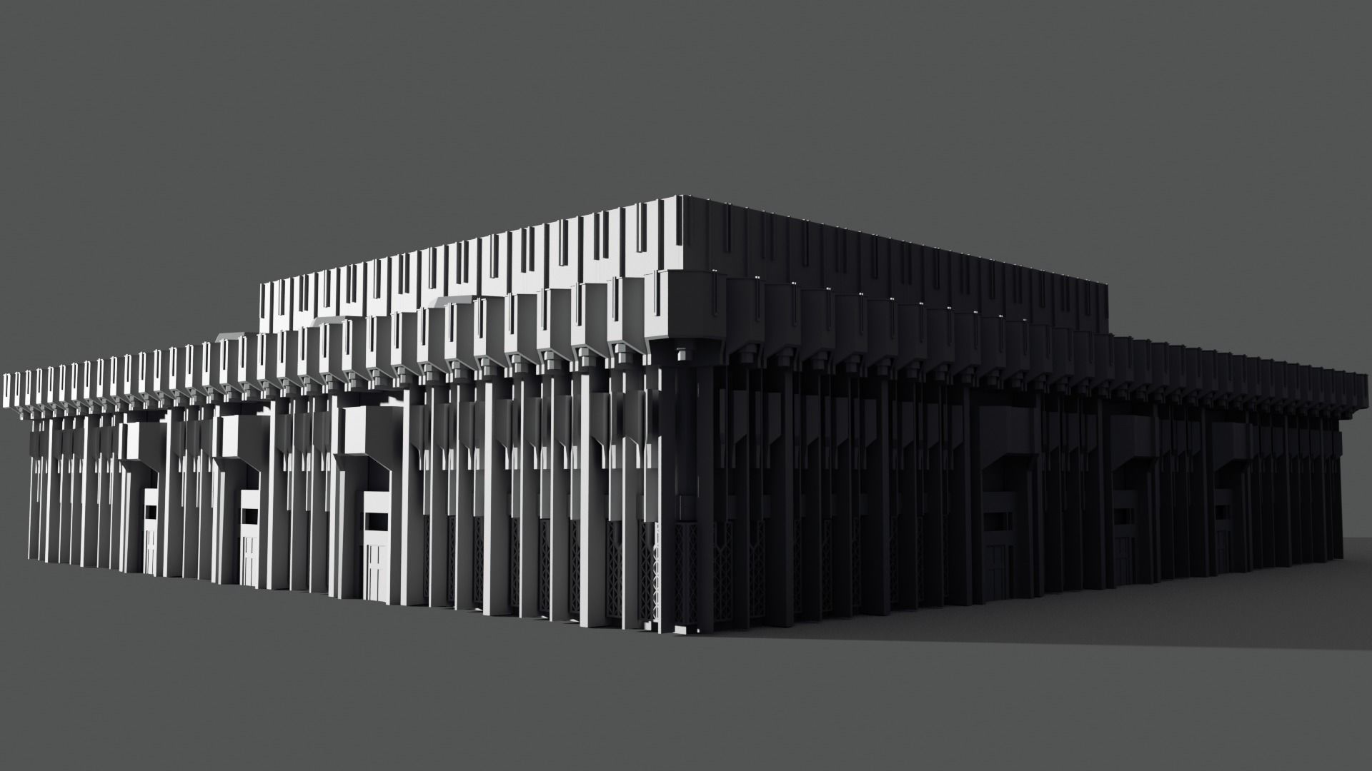 Xalqlar dostligi saroyi in Tashkent 3D model_3