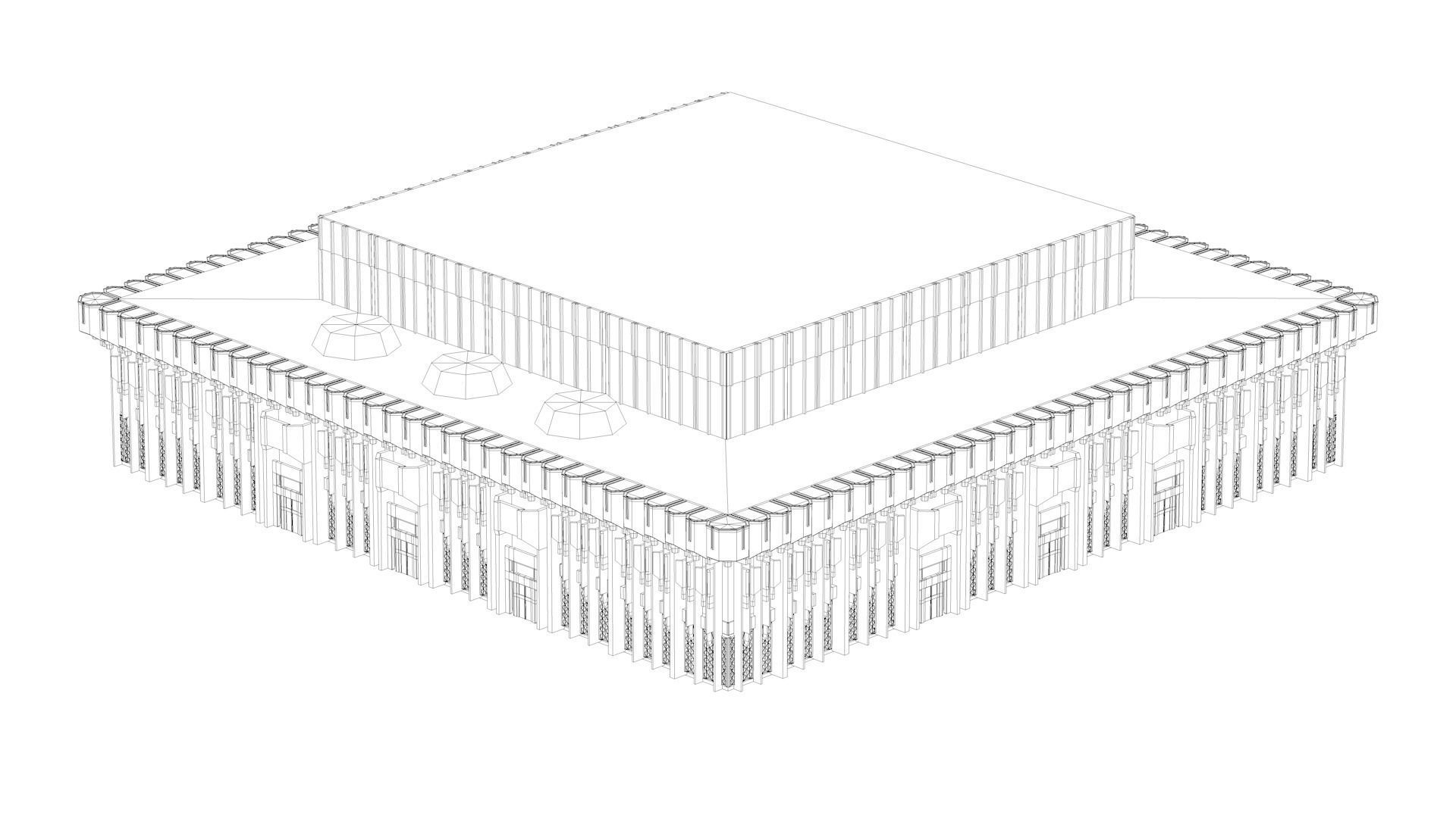 Xalqlar dostligi saroyi in Tashkent 3D model_6