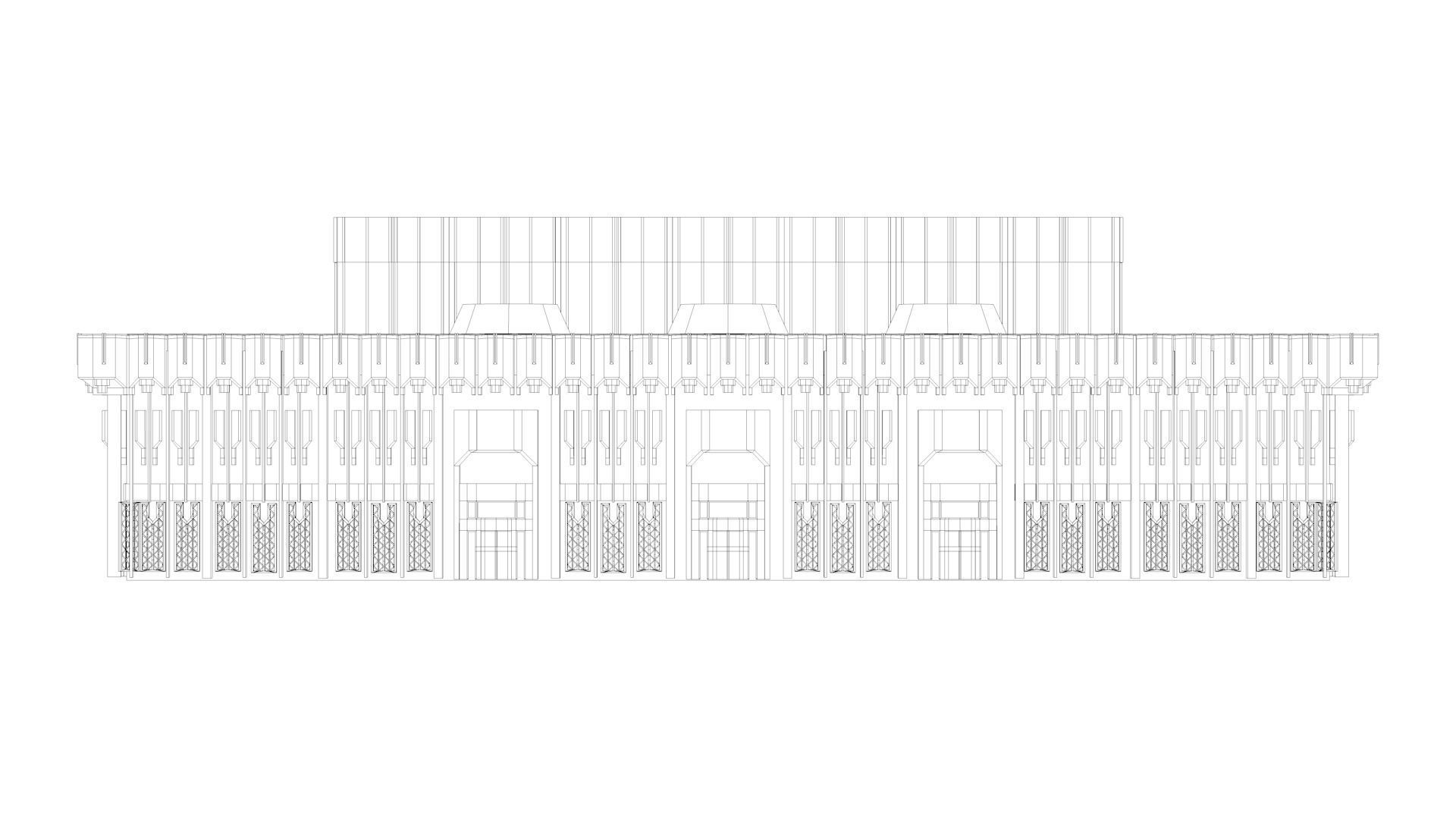 Xalqlar dostligi saroyi in Tashkent 3D model_5