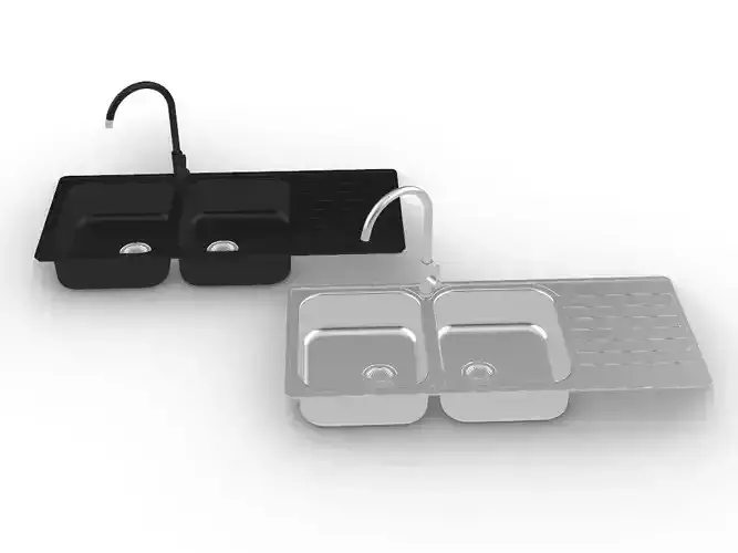 Two Hole Kitchen Sink