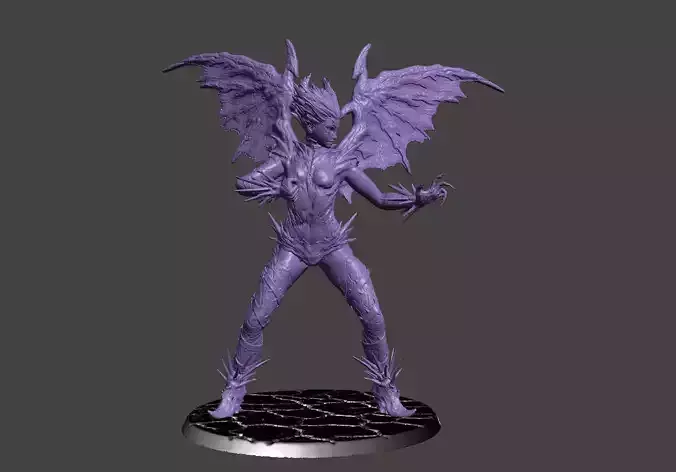 TEKKEN 8 - DEVIL REINA - ULTRA DETAILED STL MESH FOR 3D PRINTING