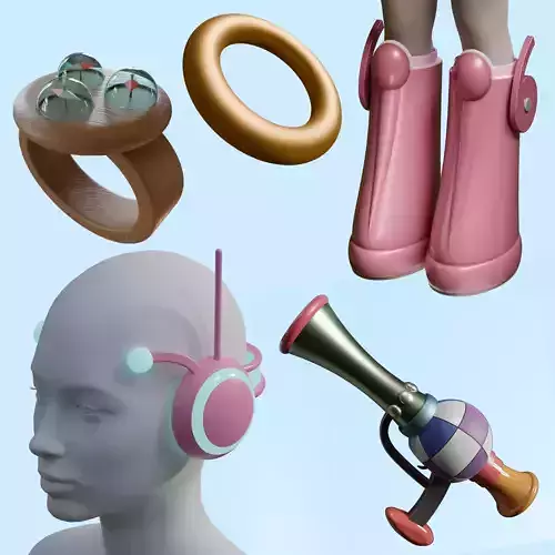 ONE PIECE NAMI EGGHEAD COSPLAY 3D PRINT MODEL