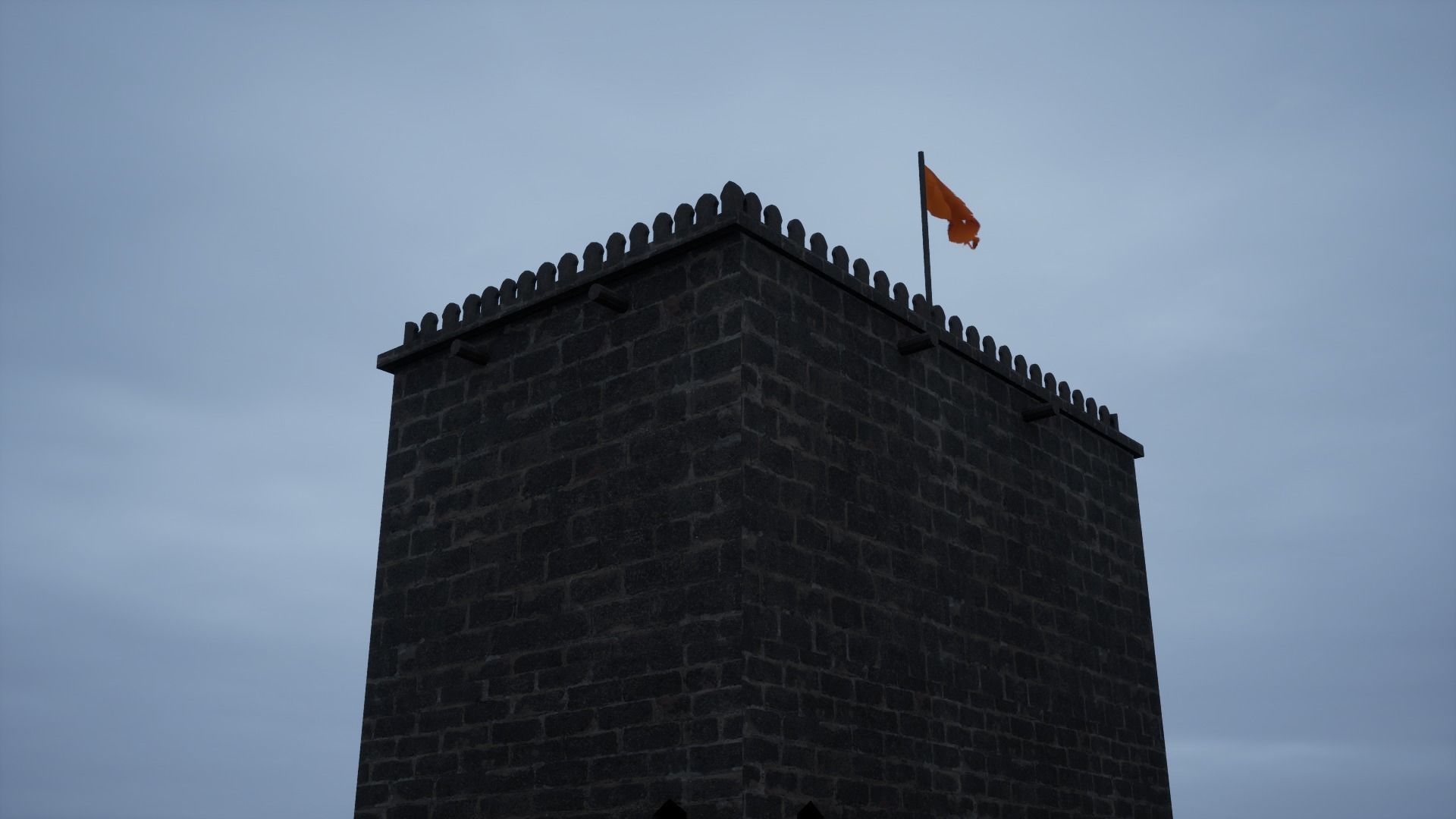 shivneri fort Low-poly 3D model_8