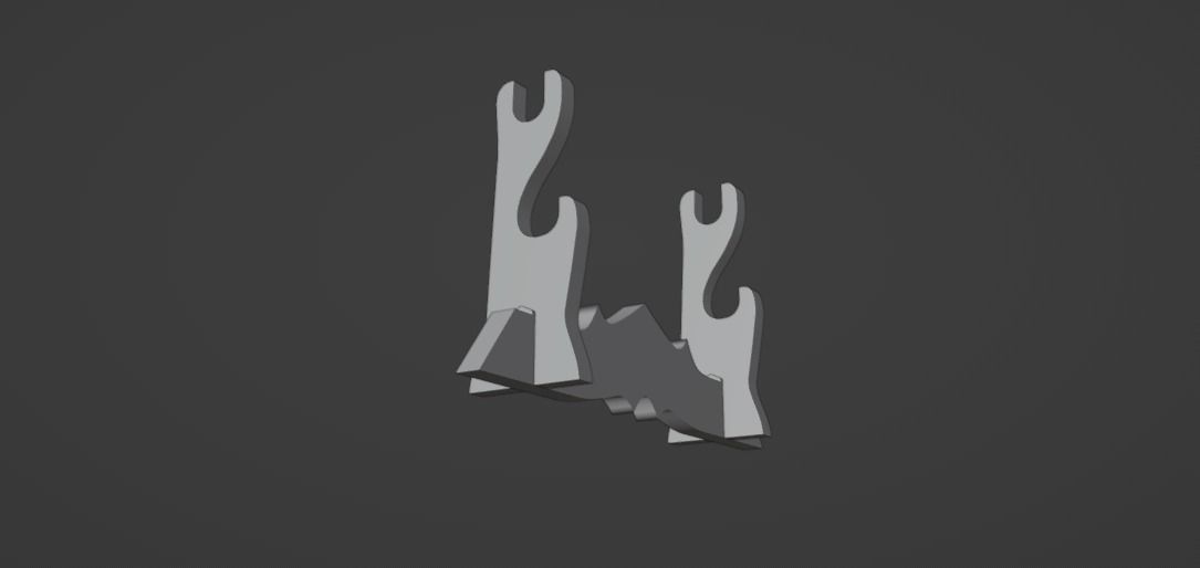 Katana and Sheath Stand 3D print model_4