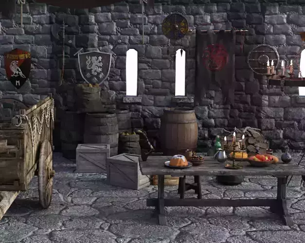 Medieval props package 