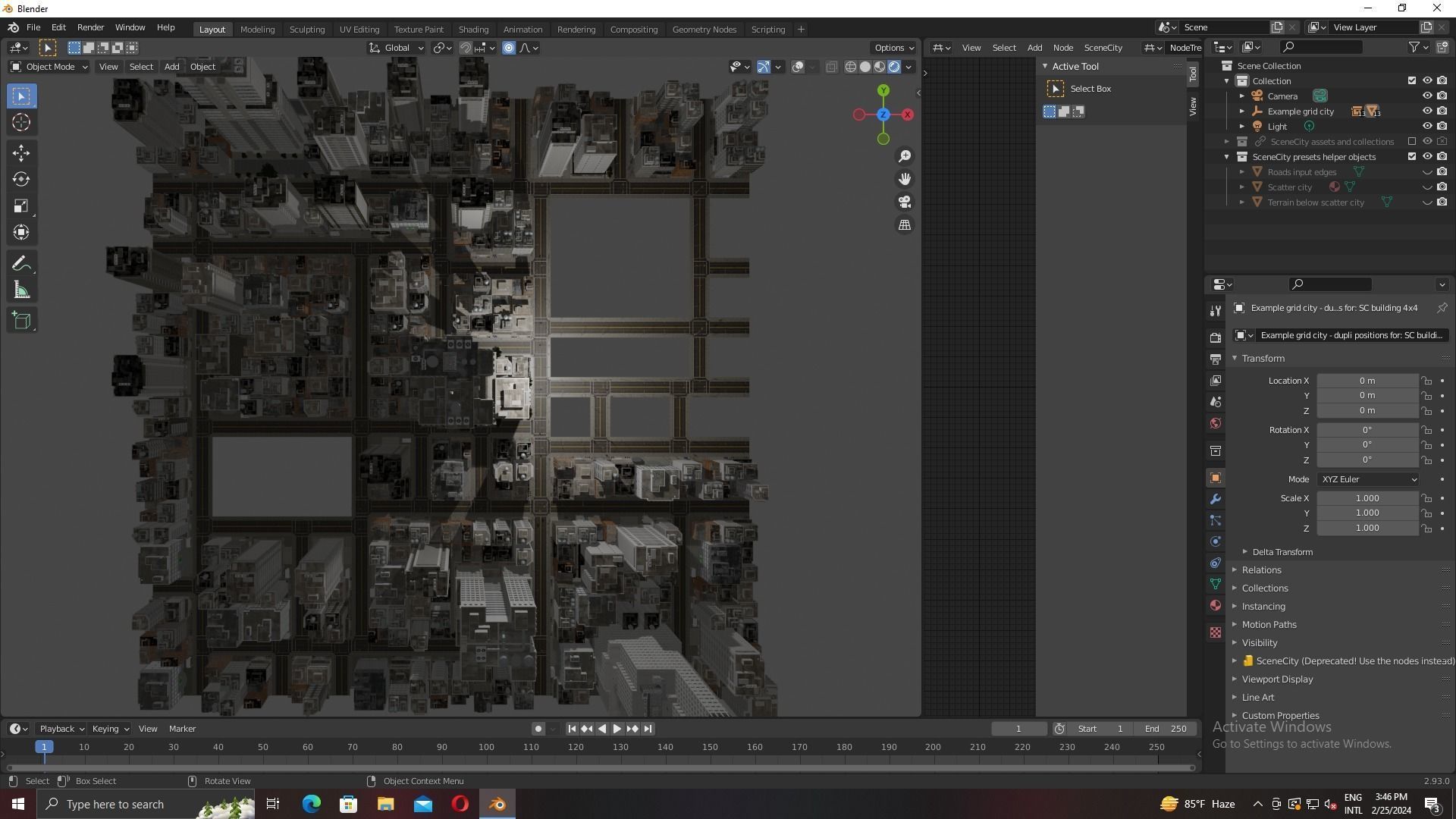  Mega City Low-poly 3D model_2
