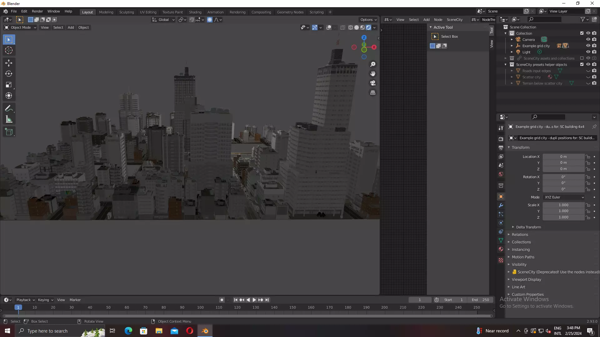  Mega City Low-poly 3D model_0
