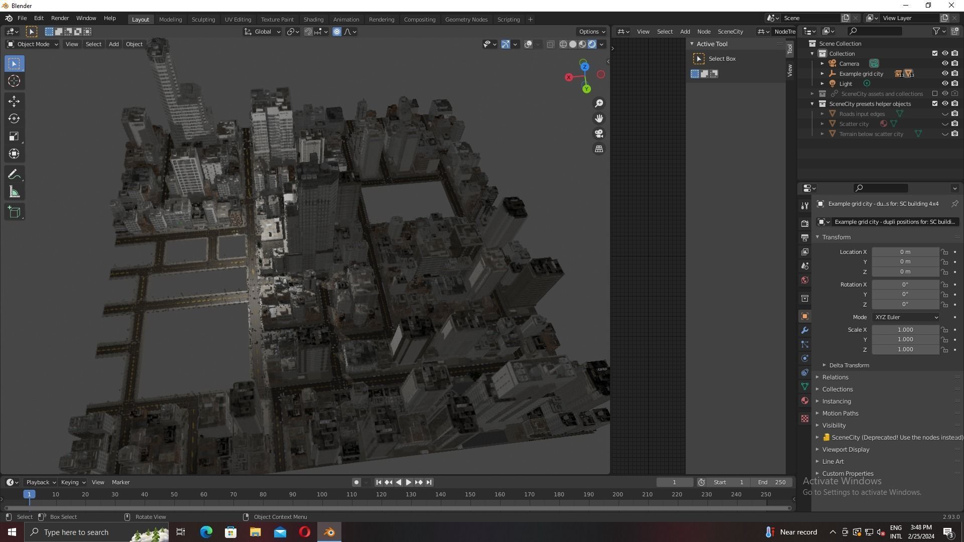  Mega City Low-poly 3D model_3