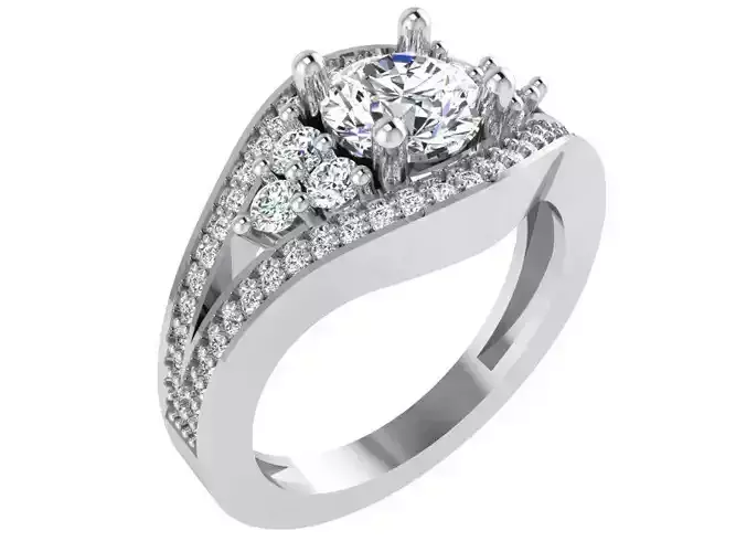 Round Diamond Ring 3033
