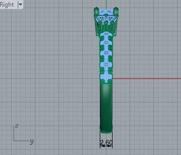 3 Stone Basket Setting Ring 3034 3D print model_6