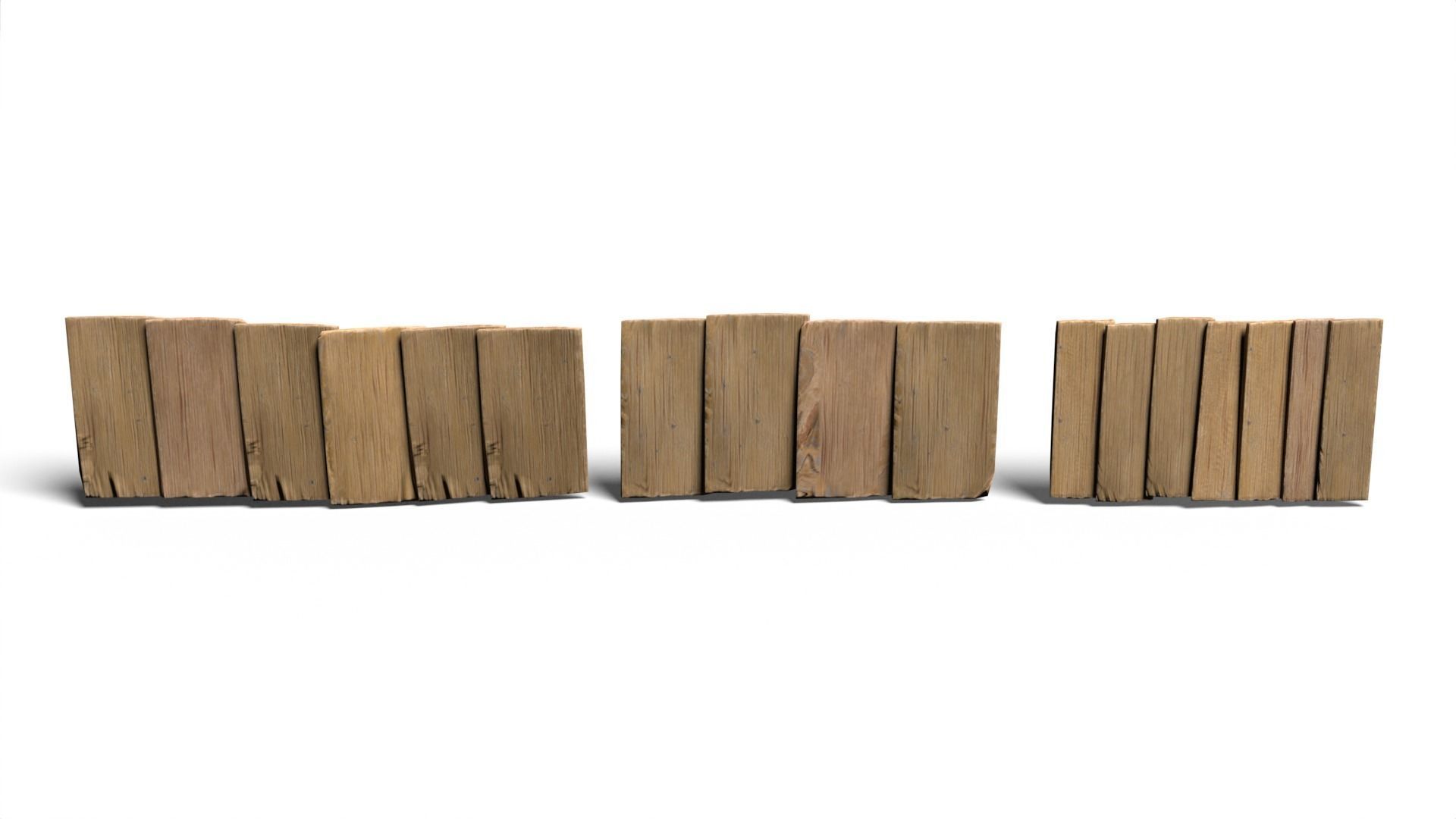 65 Lowpoly Wooden Game Assets - 240225 Low-poly 3D model_5