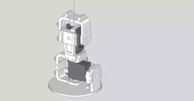 3D Printed Servo Brackets 3D print model