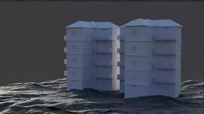 Double Building for high poly animation or environment