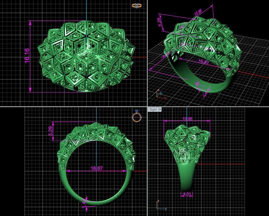 JEWELRY RING o5 3D print model_7
