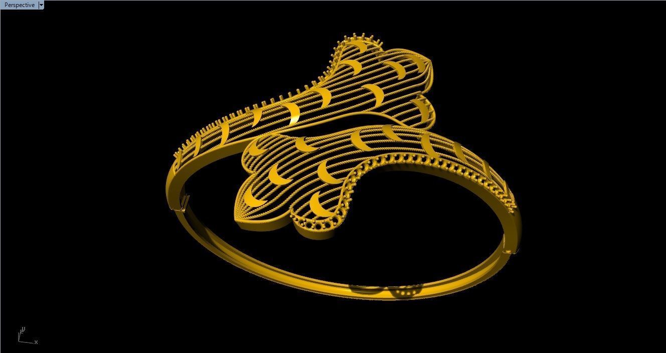 96 Mesh Wire Bracelet 3dm models Pack 3D print model_53