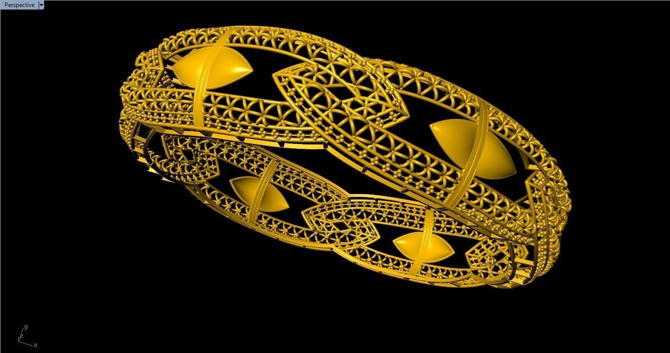 96 Mesh Wire Bracelet 3dm models Pack 3D print model_23