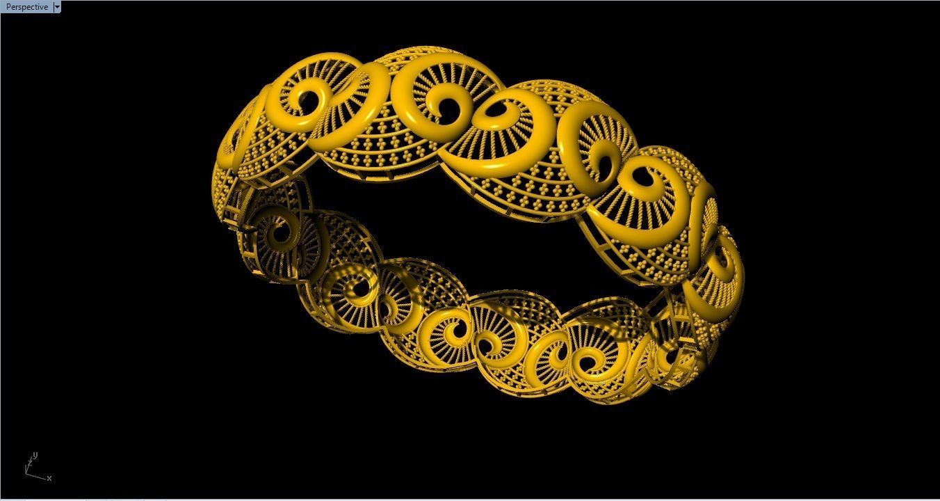96 Mesh Wire Bracelet 3dm models Pack 3D print model_24