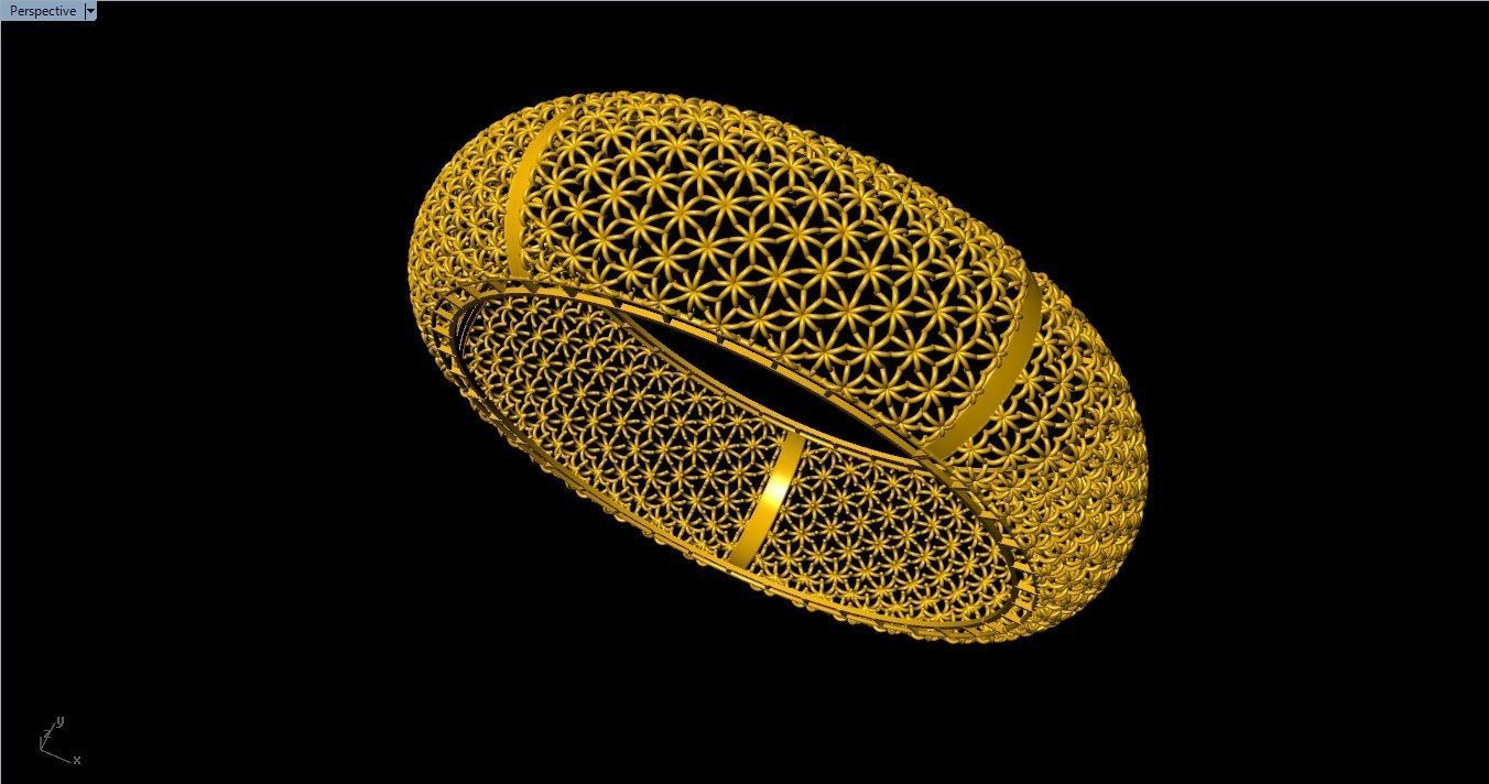 96 Mesh Wire Bracelet 3dm models Pack 3D print model_21