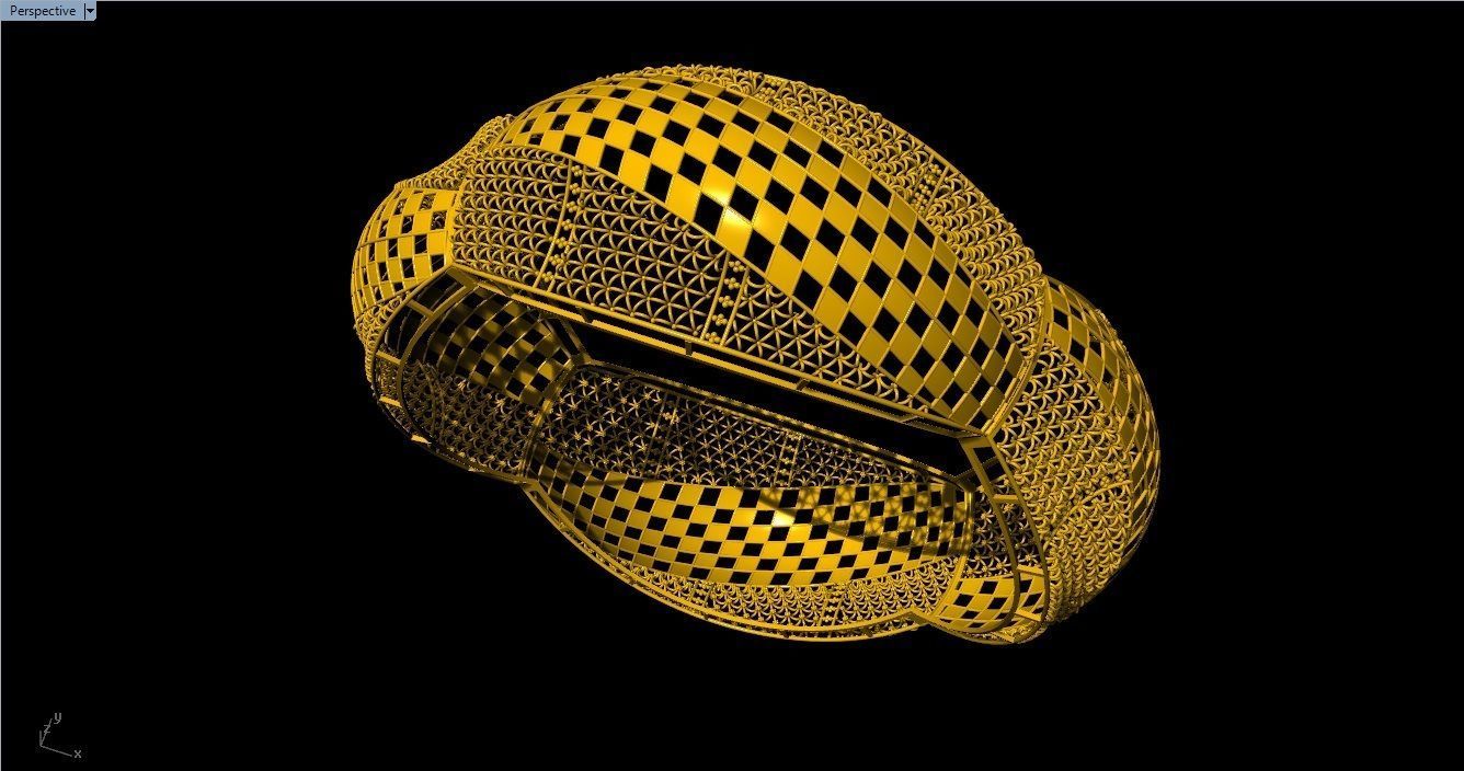 96 Mesh Wire Bracelet 3dm models Pack 3D print model_14