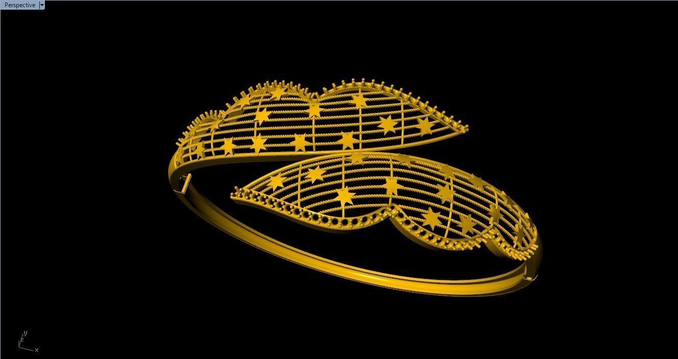 96 Mesh Wire Bracelet 3dm models Pack 3D print model_33