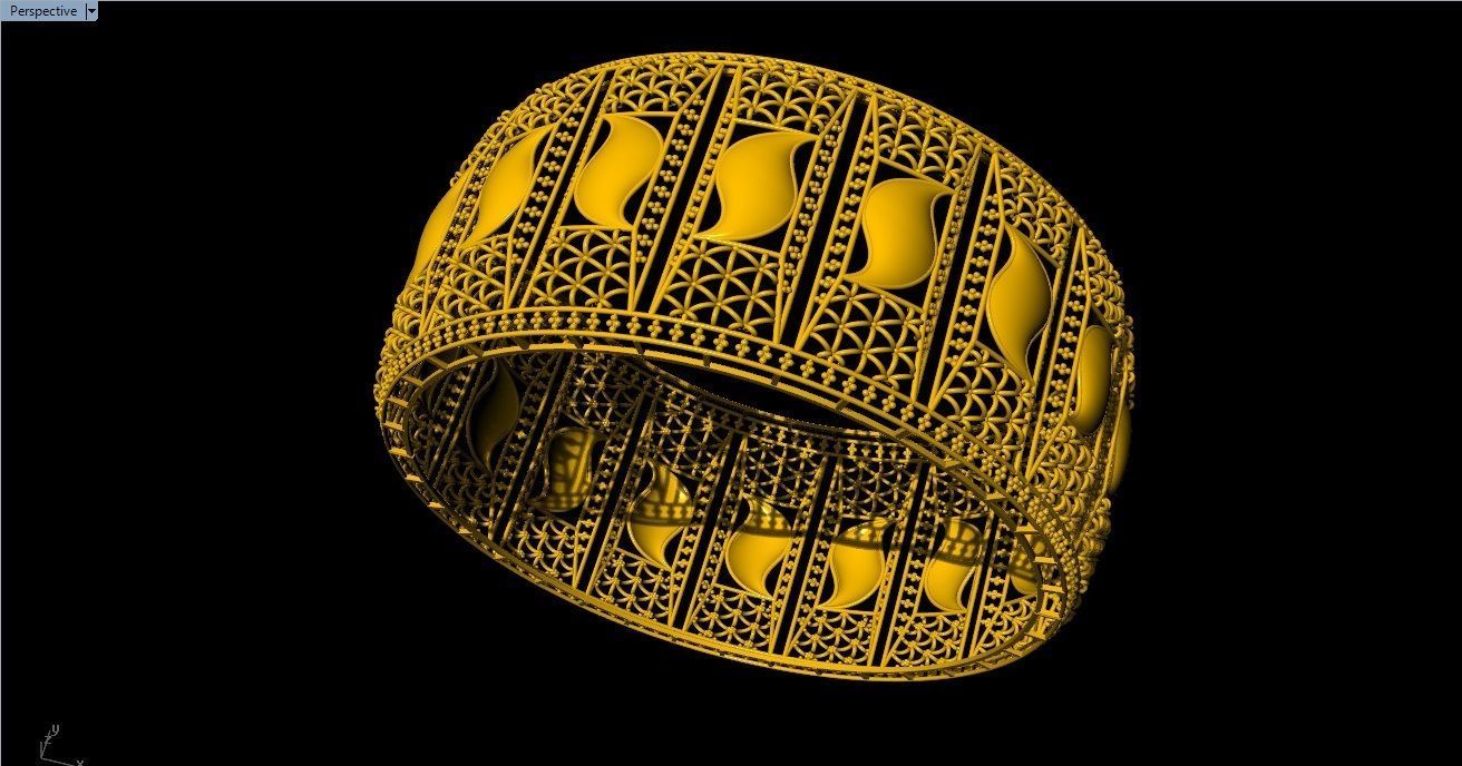 96 Mesh Wire Bracelet 3dm models Pack 3D print model_57