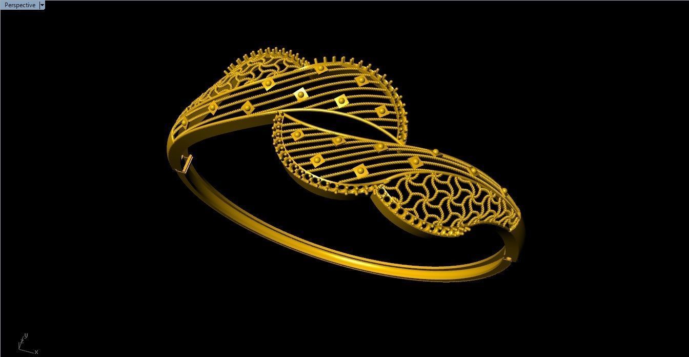 96 Mesh Wire Bracelet 3dm models Pack 3D print model_91