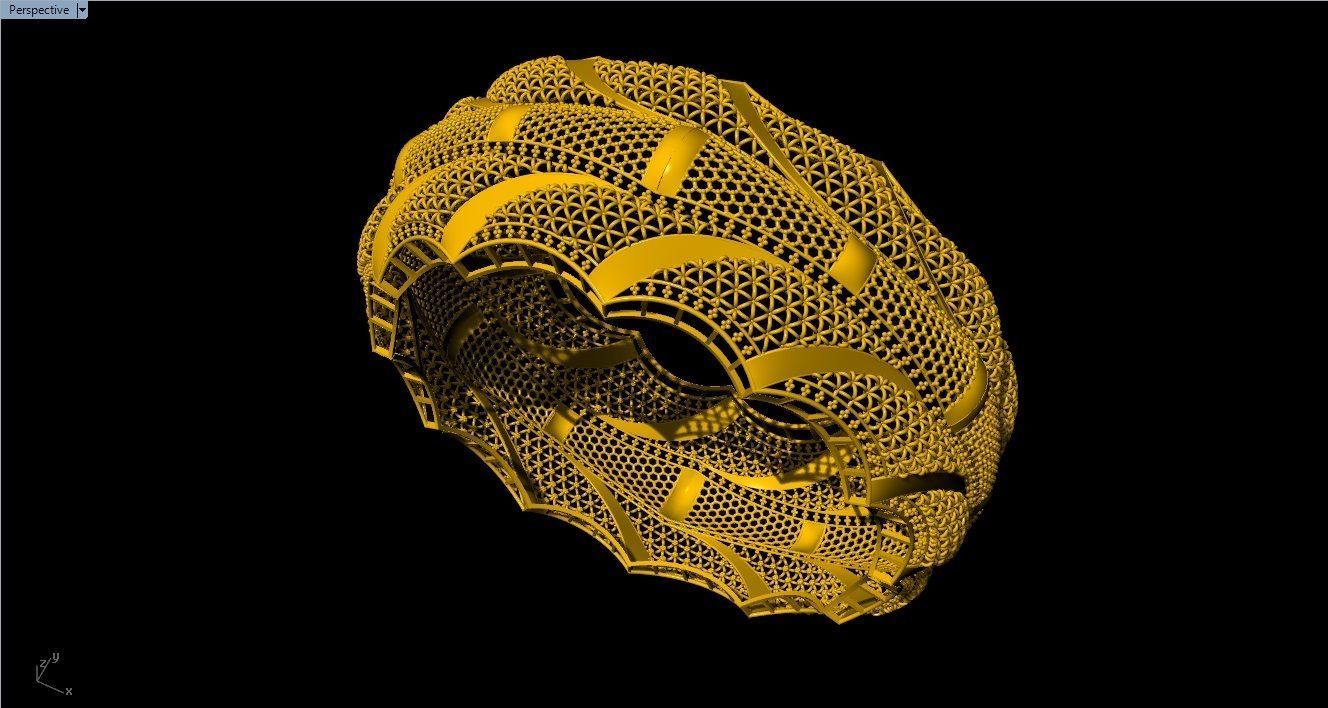 96 Mesh Wire Bracelet 3dm models Pack 3D print model_65