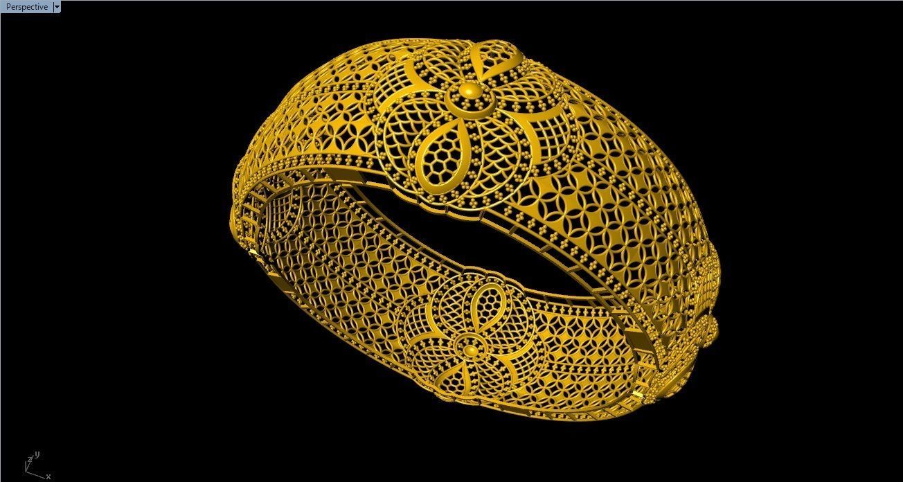 96 Mesh Wire Bracelet 3dm models Pack 3D print model_32