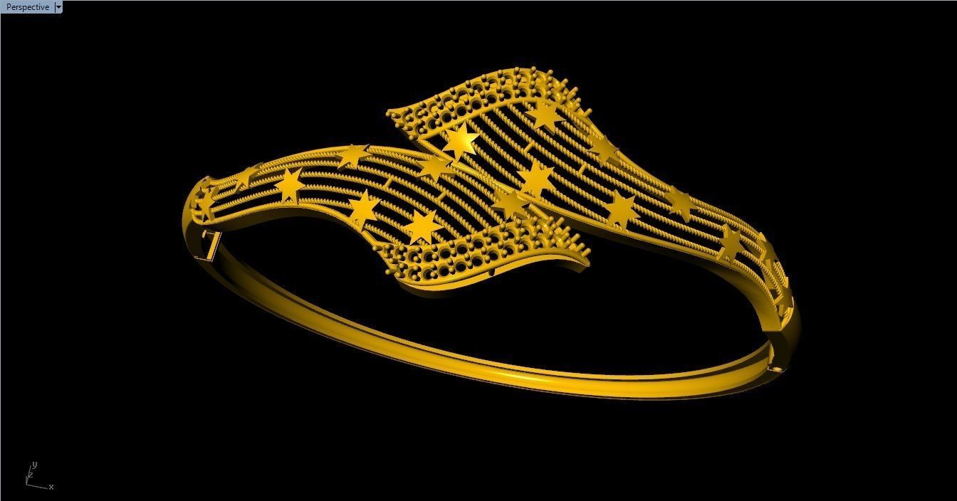 96 Mesh Wire Bracelet 3dm models Pack 3D print model_67