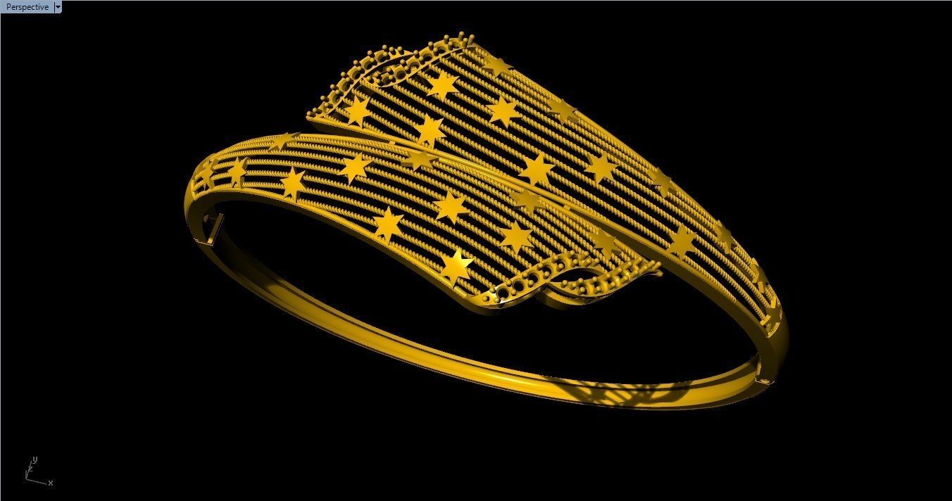 96 Mesh Wire Bracelet 3dm models Pack 3D print model_60